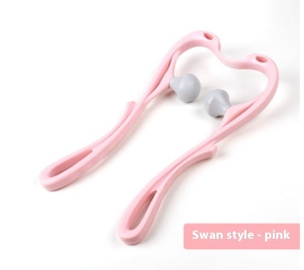 Six Wheel Neck Massager Roller – Multifunctional Manual Massage Tool