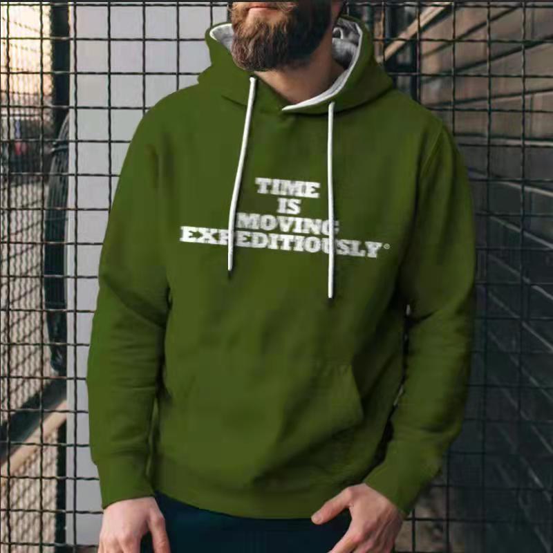 Men’s Solid Color Hoodie – Casual Fashion Sweatshirt Streetwear