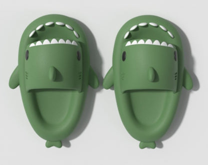 Cartoon Shark Slippers  Funny Soft Indoor & Outdoor Shoes for Couples