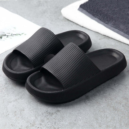 Soft Home Couple Slippers  Comfortable Indoor House Slippers