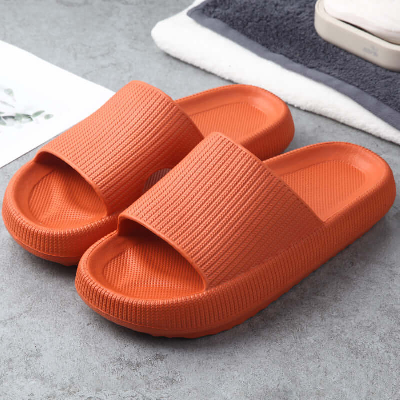 Soft Home Couple Slippers  Comfortable Indoor House Slippers