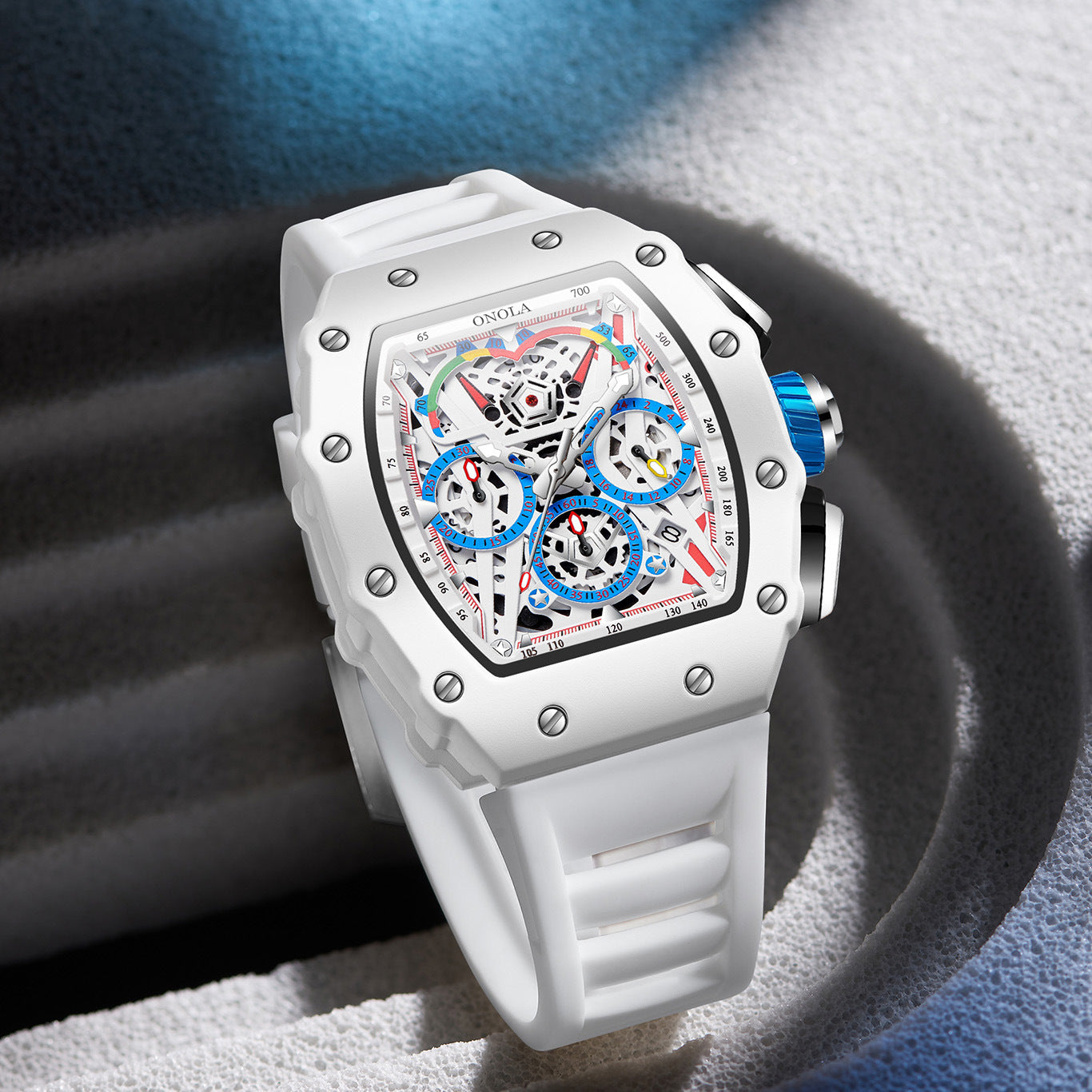 Multifunctional Waterproof Quartz Men’s Watch – Fashion Sports Wristwatch