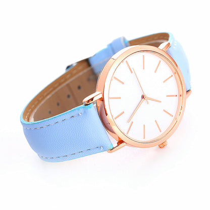 Women’s Simple Quartz Dress Watch – Minimalist Fashion Wristwatch