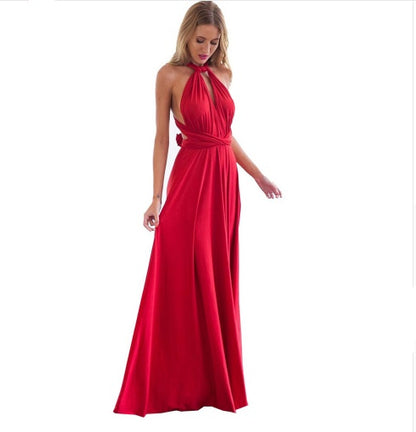 Sexy Backless Maxi Dress Women