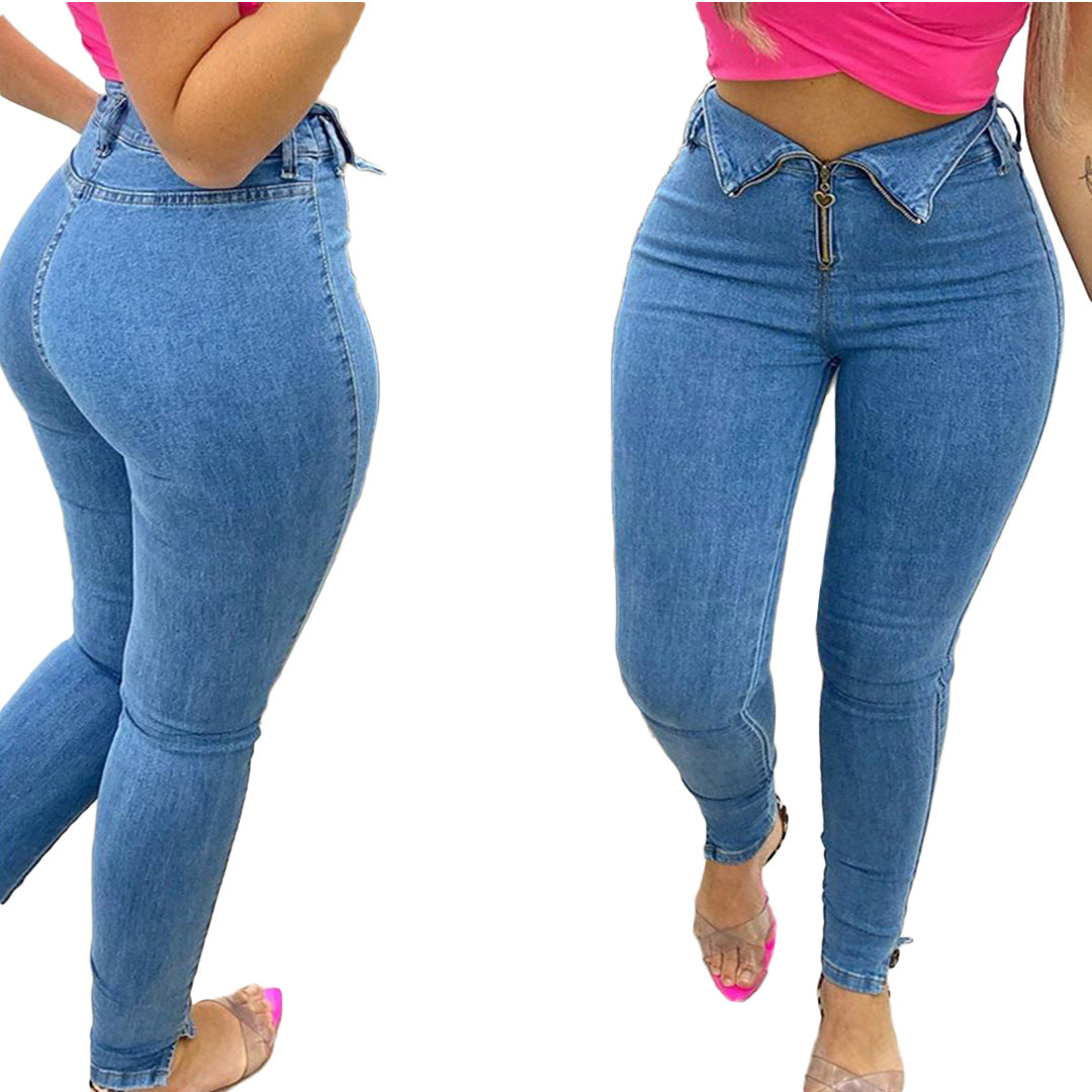Women’s Fashion Casual Jeans | Slim & Comfortable Denim Pants