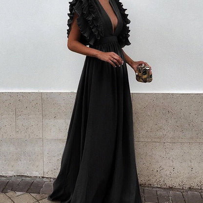 Plus Size Maxi Dress Women's Party Gown