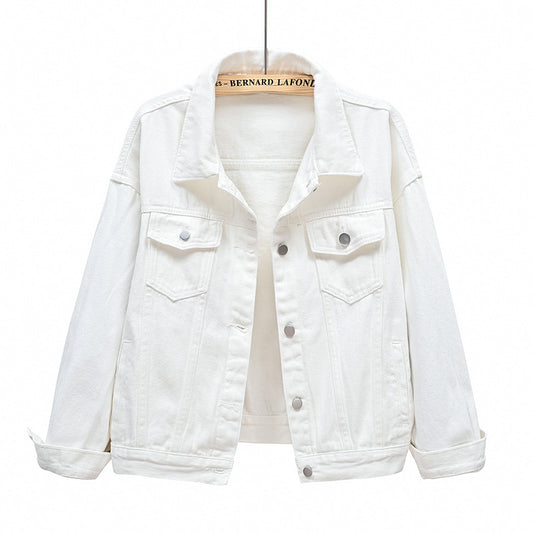 Women’s Denim Jacket – Spring Casual Stylish Denim Coat