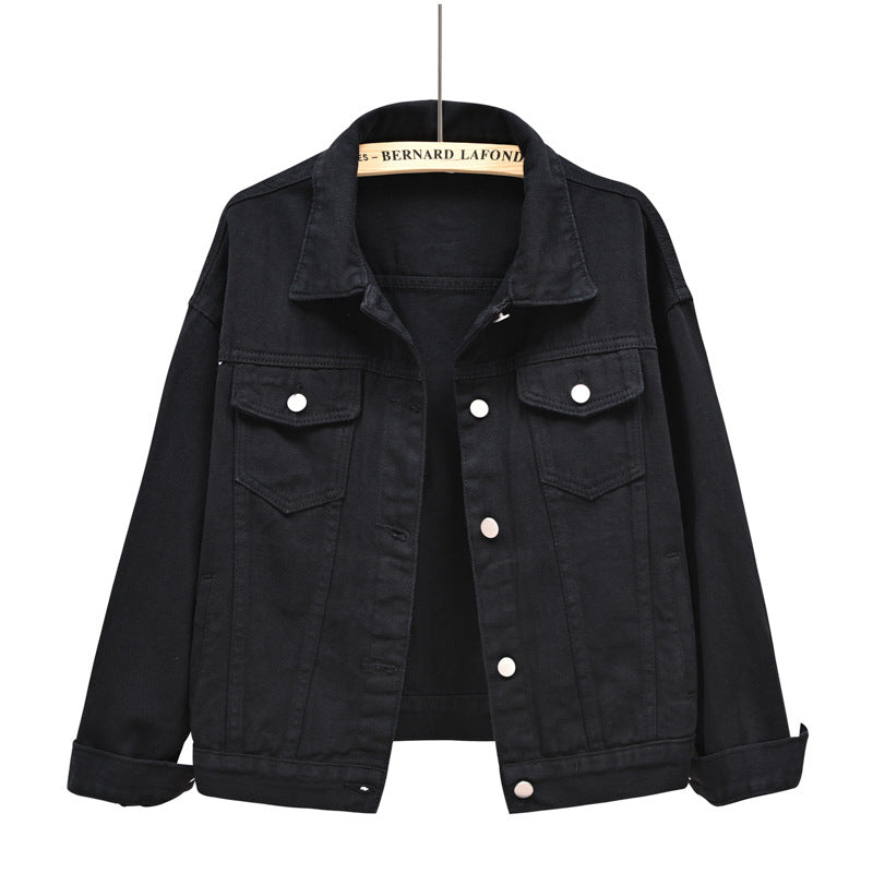 Women’s Denim Jacket – Spring Casual Stylish Denim Coat