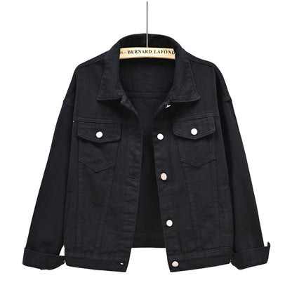 Women’s Denim Jacket – Spring Casual Stylish Denim Coat