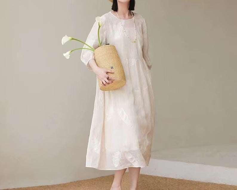 Women’s Linen Personality Dress