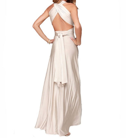Sexy Backless Maxi Dress Women