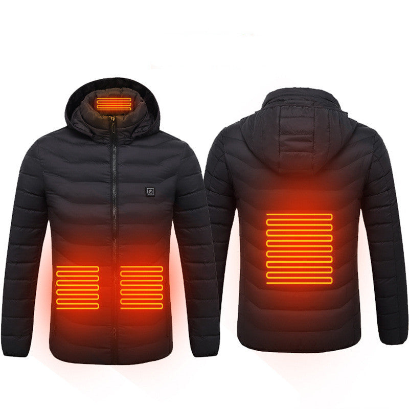 Men’s USB Heated Jacket – Electric Thermal Winter Heating Coat