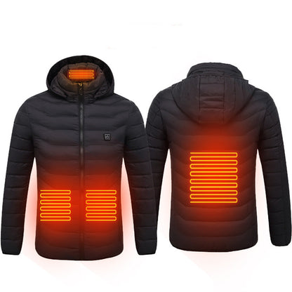 Men’s USB Heated Jacket – Electric Thermal Winter Heating Coat