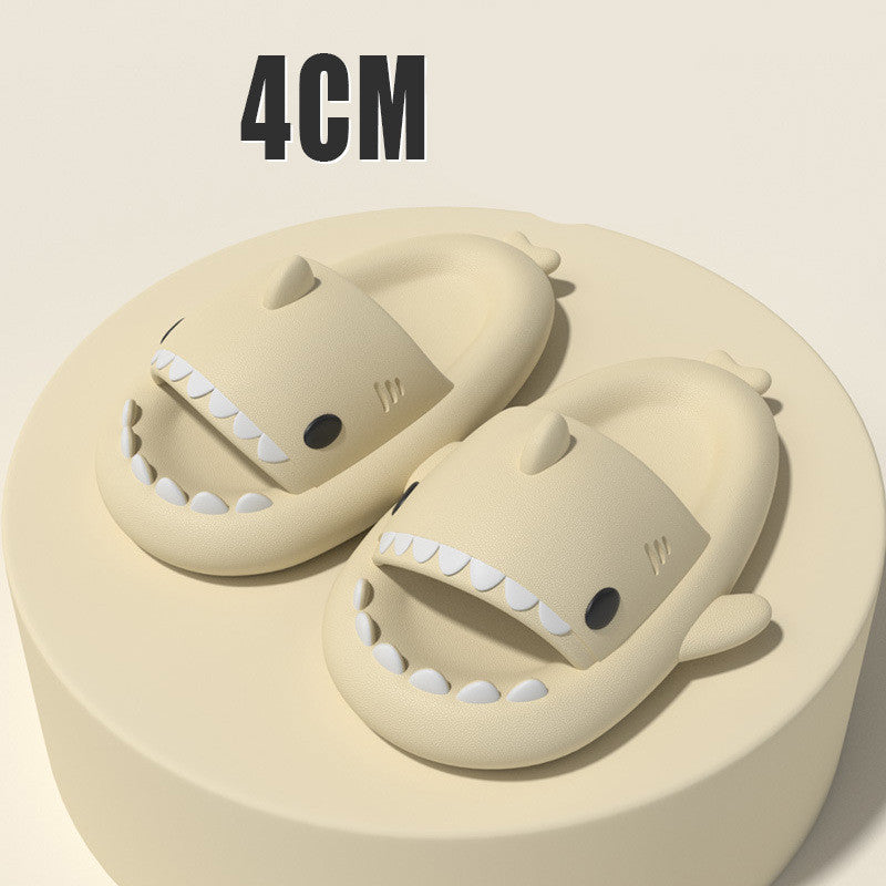 Cartoon Shark Slippers  Funny Soft Indoor & Outdoor Shoes for Couples