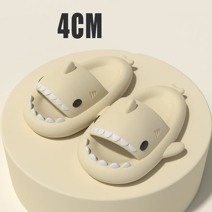 Cartoon Shark Slippers  Funny Soft Indoor & Outdoor Shoes for Couples
