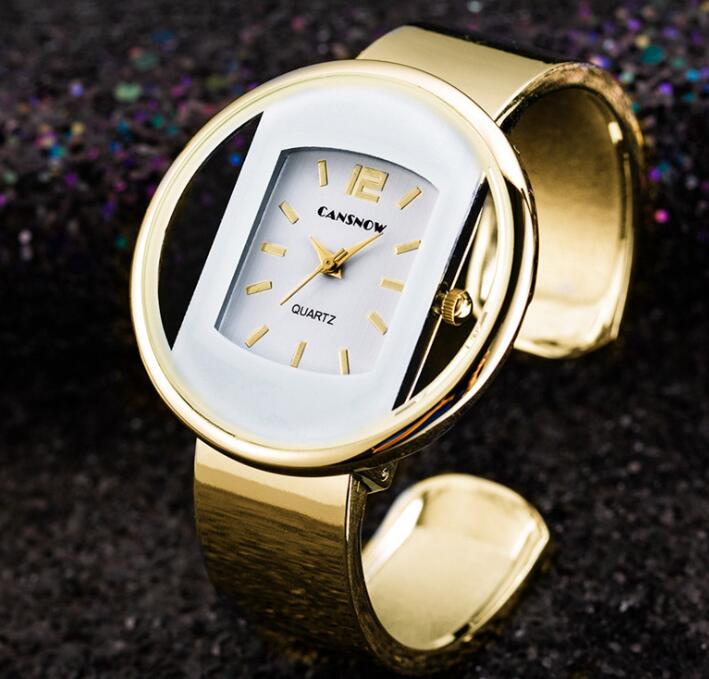 Luxury Women’s Bracelet Watch Gold Silver Dial UK