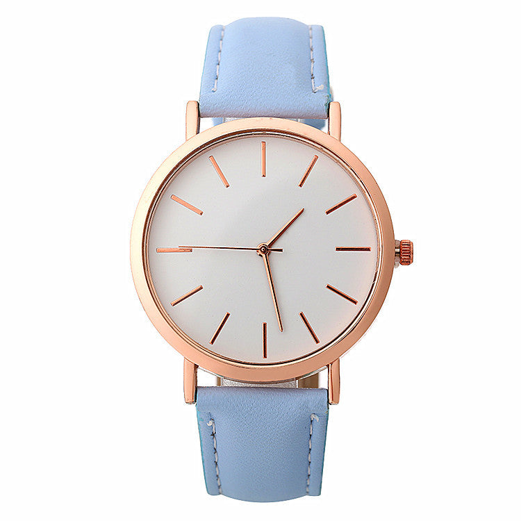 Women’s Simple Quartz Dress Watch – Minimalist Fashion Wristwatch