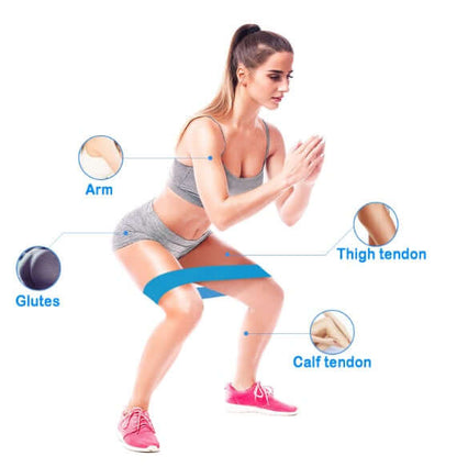 Resistance Bands Set | Booty Workout Elastic Fitness Bands for Gym & Yoga