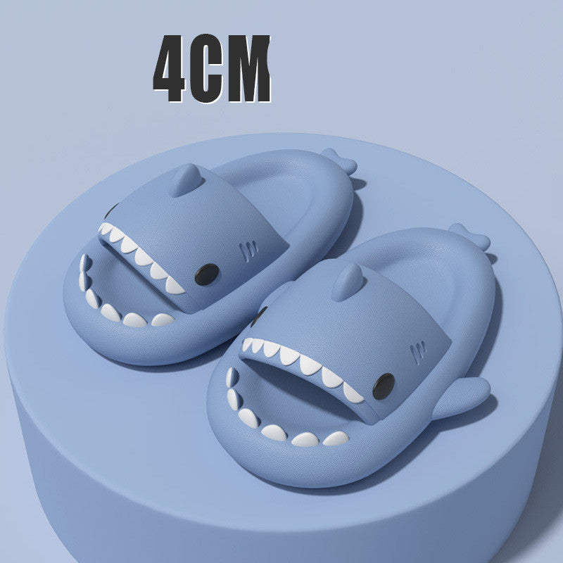 Cartoon Shark Slippers  Funny Soft Indoor & Outdoor Shoes for Couples