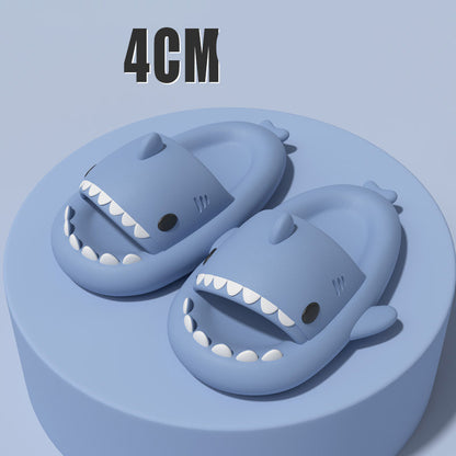 Cartoon Shark Slippers  Funny Soft Indoor & Outdoor Shoes for Couples