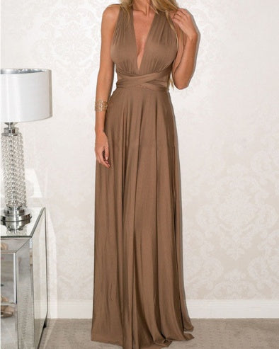 Sexy Backless Maxi Dress Women