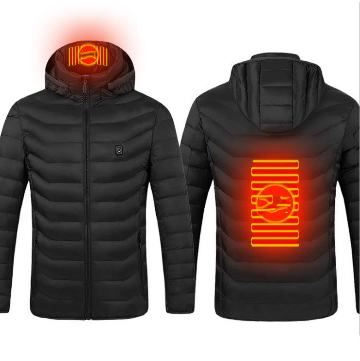 Men’s USB Heated Jacket – Electric Thermal Winter Heating Coat