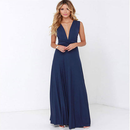 Sexy Backless Maxi Dress Women