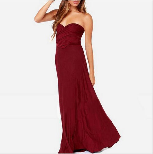 Sexy Backless Maxi Dress Women