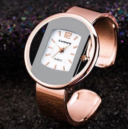 Luxury Women’s Bracelet Watch Gold Silver Dial UK