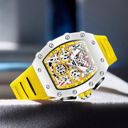 Multifunctional Waterproof Quartz Men’s Watch – Fashion Sports Wristwatch