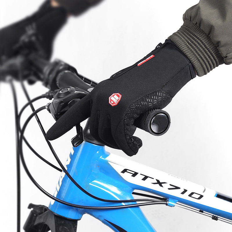 Winter Touch Screen Motorcycle Gloves – Waterproof Fleece Riding Gloves