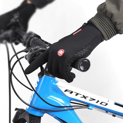 Winter Touch Screen Motorcycle Gloves – Waterproof Fleece Riding Gloves