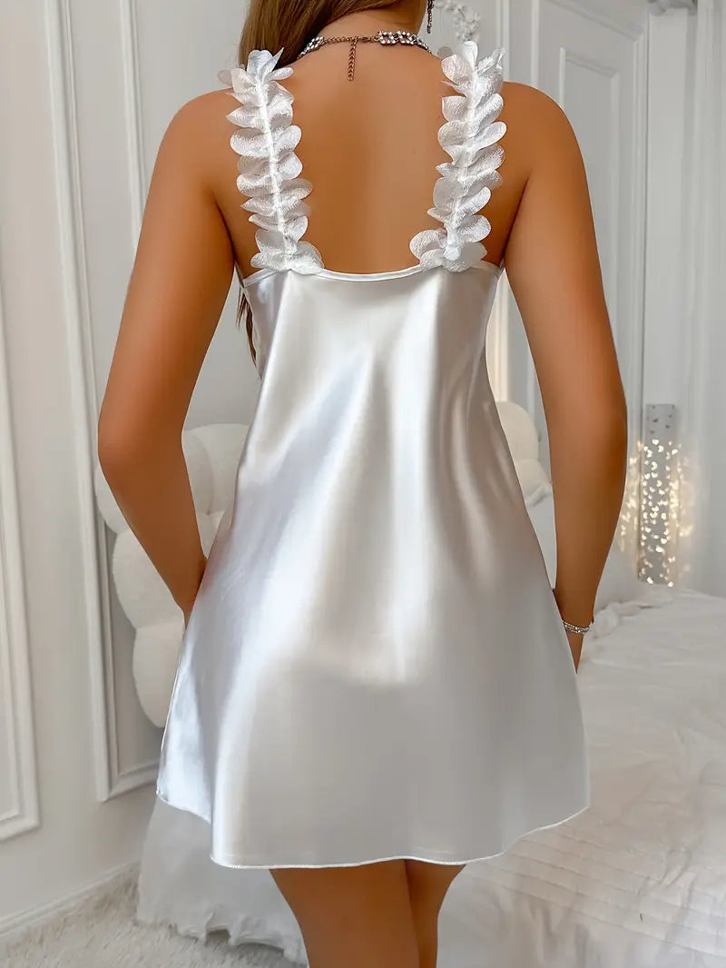 Rosette Night Dress Women