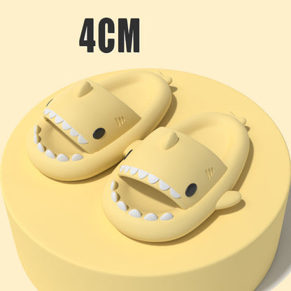 Cartoon Shark Slippers  Funny Soft Indoor & Outdoor Shoes for Couples