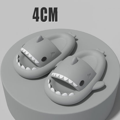 Cartoon Shark Slippers  Funny Soft Indoor & Outdoor Shoes for Couples