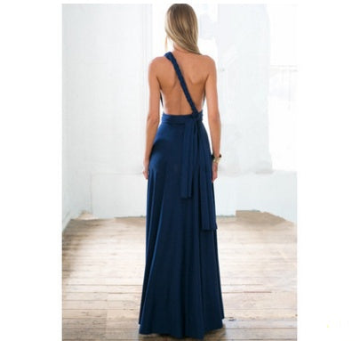 Sexy Backless Maxi Dress Women