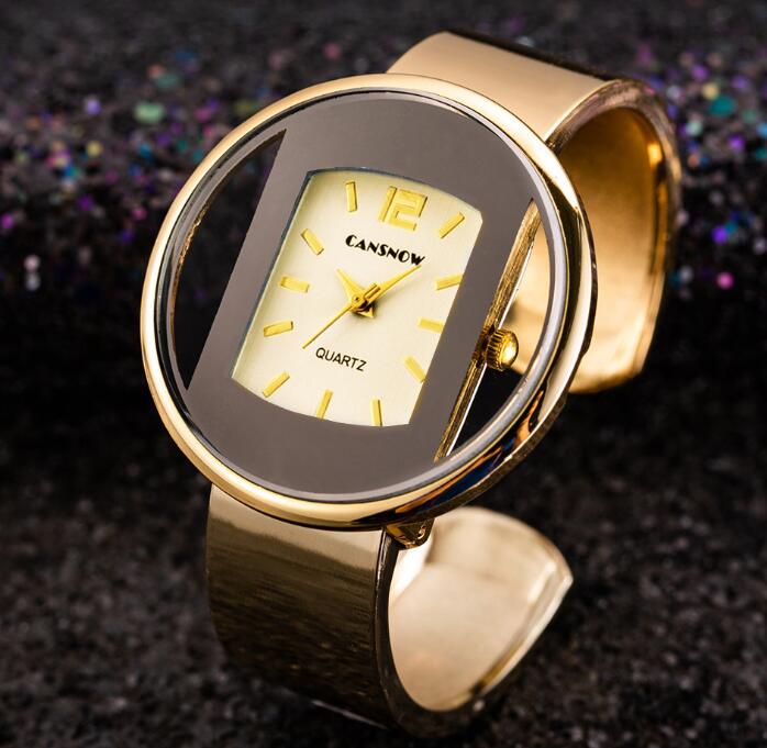 Luxury Women’s Bracelet Watch Gold Silver Dial UK