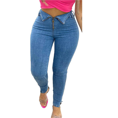 Women’s Fashion Casual Jeans | Slim & Comfortable Denim Pants