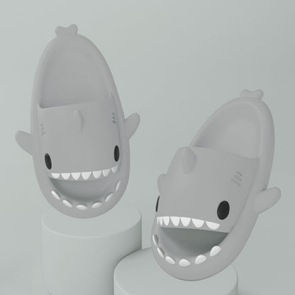 Cartoon Shark Slippers  Funny Soft Indoor & Outdoor Shoes for Couples