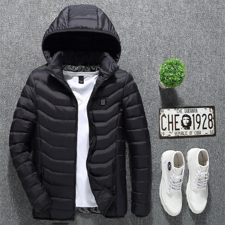 Men’s USB Heated Jacket – Electric Thermal Winter Heating Coat