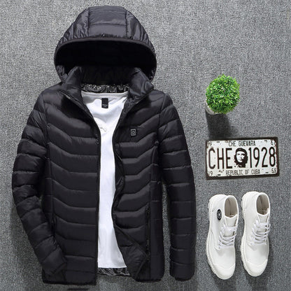 Men’s USB Heated Jacket – Electric Thermal Winter Heating Coat