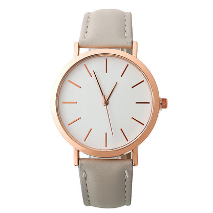 Women’s Simple Quartz Dress Watch – Minimalist Fashion Wristwatch