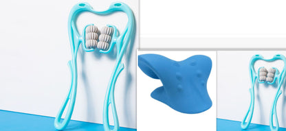 Six Wheel Neck Massager Roller – Multifunctional Manual Massage Tool