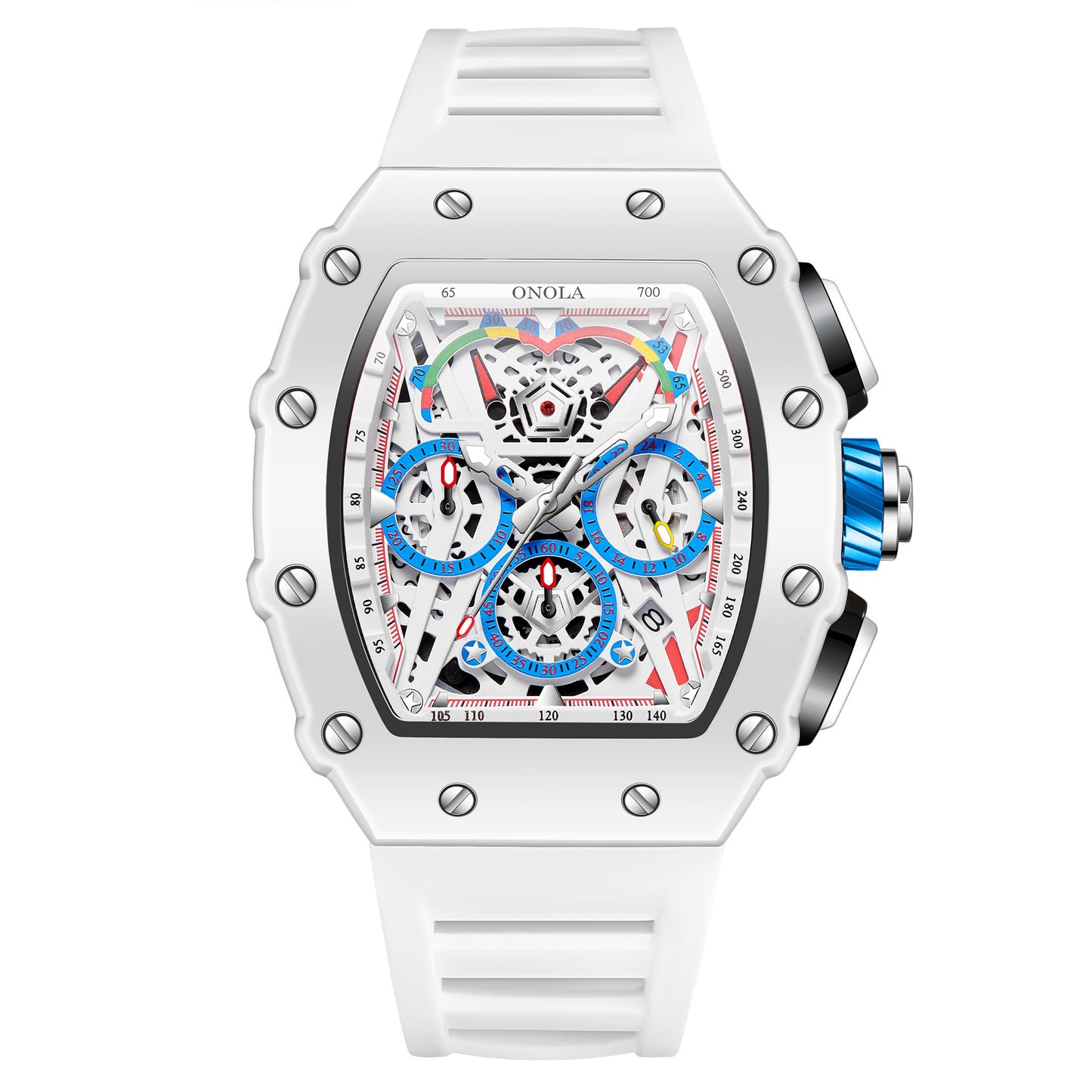 Multifunctional Waterproof Quartz Men’s Watch – Fashion Sports Wristwatch