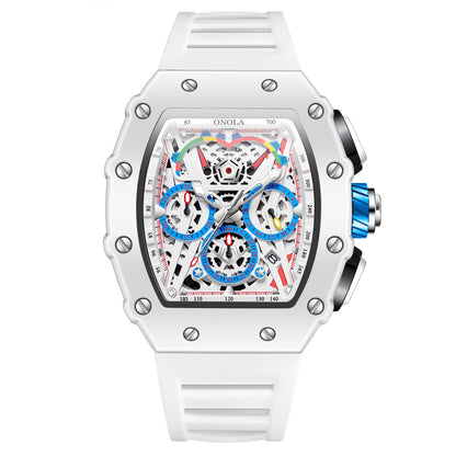 Multifunctional Waterproof Quartz Men’s Watch – Fashion Sports Wristwatch