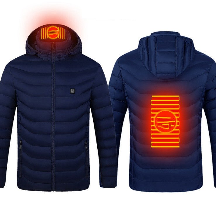 Men’s USB Heated Jacket – Electric Thermal Winter Heating Coat