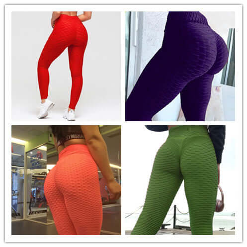 Booty Lifting Scrunch Leggings  Anti-Cellulite High Waist Gym Wear