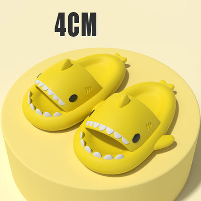 Cartoon Shark Slippers  Funny Soft Indoor & Outdoor Shoes for Couples