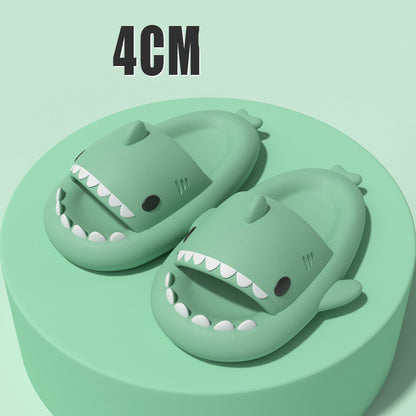 Cartoon Shark Slippers  Funny Soft Indoor & Outdoor Shoes for Couples