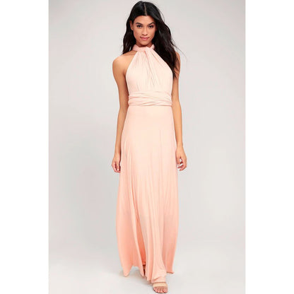 Sexy Backless Maxi Dress Women